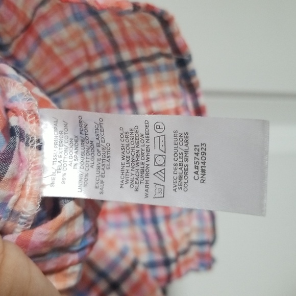 Loft plaid babydoll tank size M - Picture 6 of 7